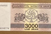 Georgia 3000 Lari 1993 Banknote