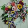 A decorative spring Easter wreath. Image 5
