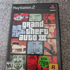 NTSC USA version of GTA3 on ps2