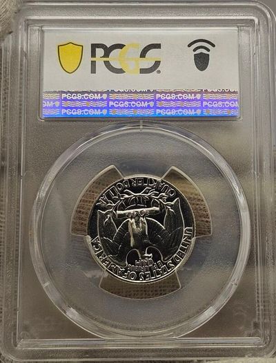 USA United States Silver Proof 1963 Washington Quarter PCGS PR68