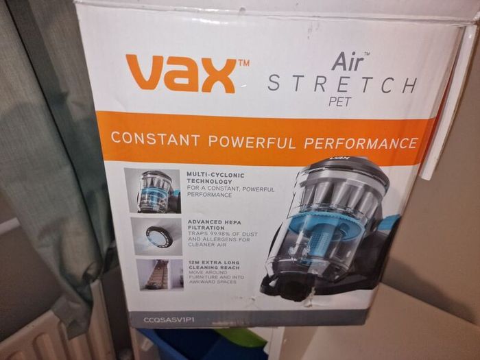 vax air stretch pet bagless cylinder vacuum