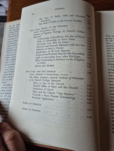 Vintage Mother of The Redeemer. Lectures on Doctrine and Devotion. Kevin McNamara. Religious. 1960