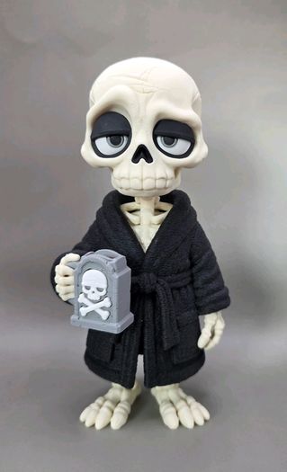 Grim Reaper Skeleton 3D Printed Halloween Figure  decoration