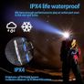 Head Torch, 8 LED Super Bright USB Rechargeable Headlamp Waterproof 8 Modes Headlight with Red Lights Comfortable Adjustble Headtorch for Camping Fishing, Car Repair, Running, Outdoor Image 6