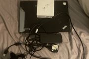 laptop and earbuds