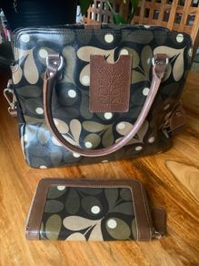 Orla Kiely Handbag and Wallet - perfect condition