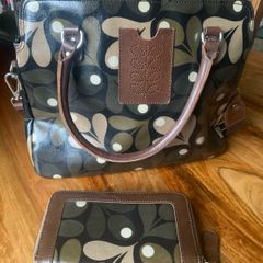 Orla Kiely Handbag and Wallet - perfect condition
