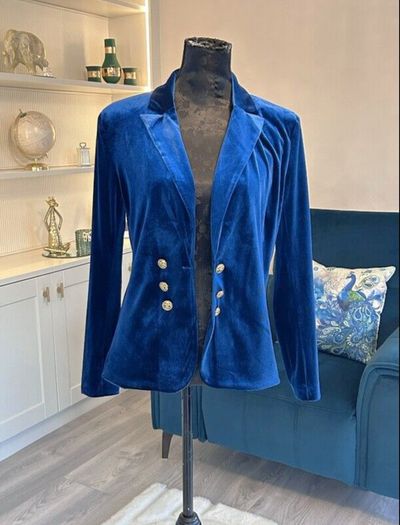Brand New Royal Blue Blazer from Vila. Size Small UK 8 / EU 36