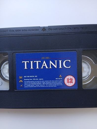 Titanic VHS Film.