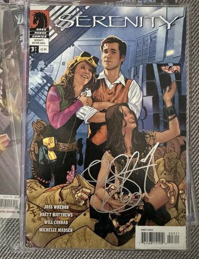 Summer Glau Serenity Better Days #3 Signed/autograph Comic