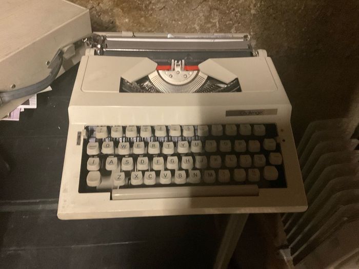 Old style typewriter