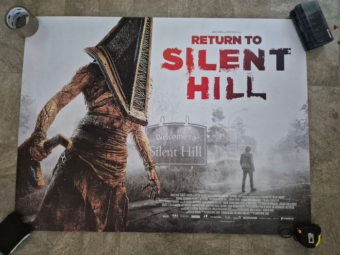 Return to Silent Hill (2026) ORIGINAL UK Cinema Quad Poster Double Sided Rolled horror movie