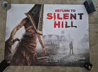 Return to Silent Hill (2026) ORIGINAL UK Cinema Quad Poster Double Sided Rolled horror movie