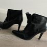 BLACK BOOTS classic witchy leather Image 3