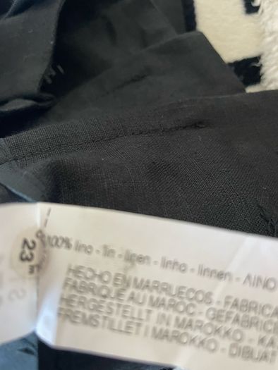trousers Bnwt 100% linen Zara size small