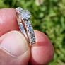 Brand New 14ct White Gold Diamond Engagement Ring Image 6
