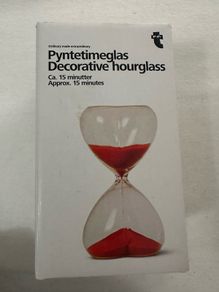 Decorative Hourglass Heart Shaped