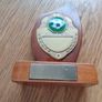Vintage Wooden Trophy for Sale Image 2