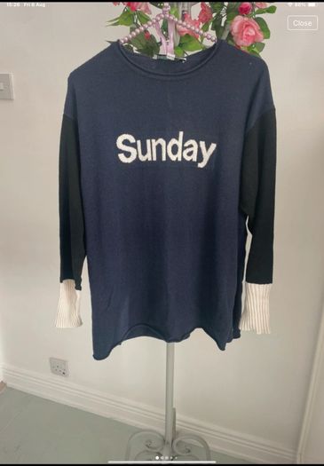 jumper Bnwt Carolyn Donnelly logo jumper with cashmere size small oversized