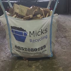 Ton bags of firewood