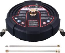 15 Inch Pressure Washer Surface Cleaner with 3 Wheels