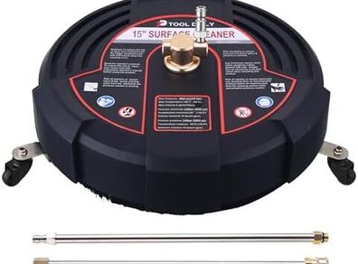 15 Inch Pressure Washer Surface Cleaner with 3 Wheels