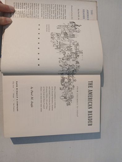 The American Reader from Columbus to Today by Paul M. Angle 1958 Edition