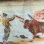 Original Spanish Bullfighting Art on Linen (11) Image 6