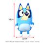 Bingo  Bluey Plush Backpack Family Cosplay Kindergarten Cartoon School Bag Bluebin Dog Backpack Kawaii Blue Backpack Child Gift Image 2