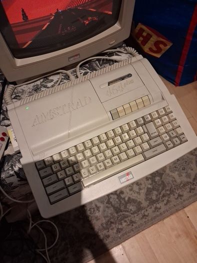 amstrad cpc 464 plus with monitor