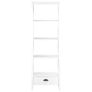 Bookcase with 1 Drawer White 60x30x170 cm MDF Image 3