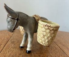 Sylvac Donkey with Cream Baskets 3138
