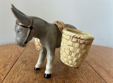 Sylvac Donkey with Cream Baskets 3138