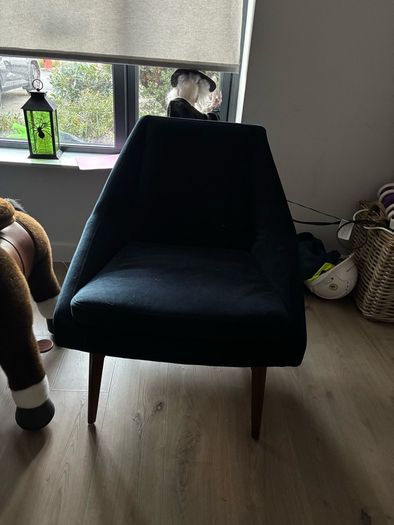 Navy accent armchair 100 each