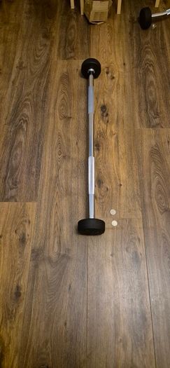 two x brand new 10kilo fixed weight bars