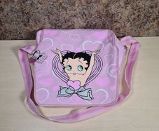 BETTY BOOP messenger bag crossbody shoulder pink  2010 BRAND NEW WITH TAGS