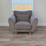 Lshaped gouch, 1 seater and poof. Image 3