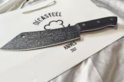 Knife Embrace Celtic Heritage All-Black  Engraved with Irish Celtic Symbol By DiCasteel