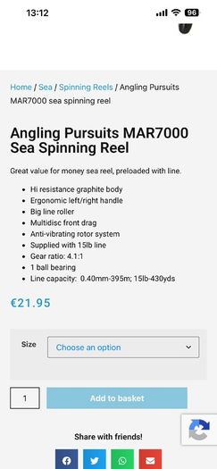 fishing rod and reel