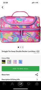 Smiggle Far Away double decker Lunch Box Brand New!