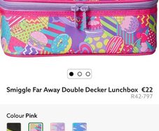 Smiggle Far Away double decker Lunch Box Brand New!
