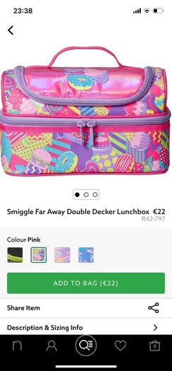 Smiggle Far Away double decker Lunch Box Brand New!