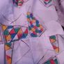 Early 1950s Vintage Dress Sheer Print Image 4