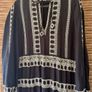 Zara embroidery linen maxi dress XS Image 5