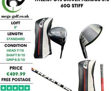 Titleist GT3 Driver / 9 Degree / Hzrdus 6.0 60g Stiff