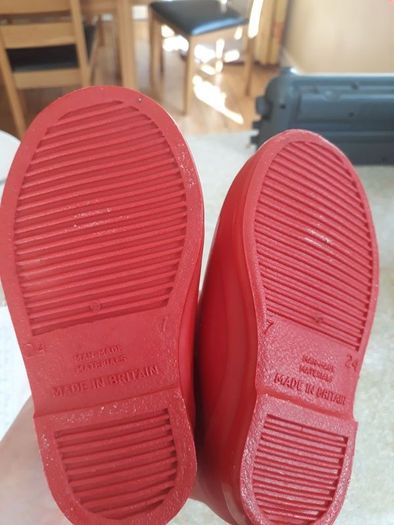 Kids Red Wellies Various Sizes Available