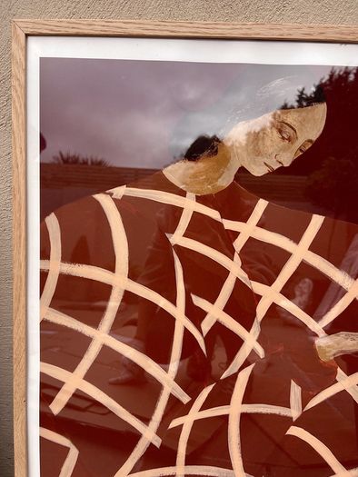 The poster club print in oak frame 52 x 72