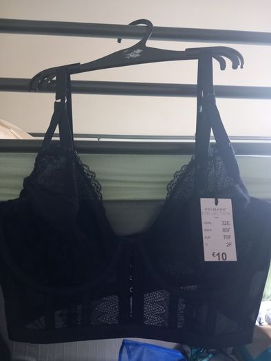 Navy Corset Bra BNWT