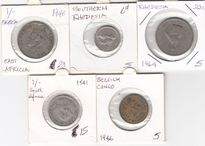 Africia, 5 Coins ( No. 303)