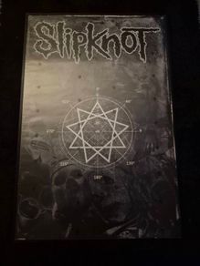 Large slipknot framed poster